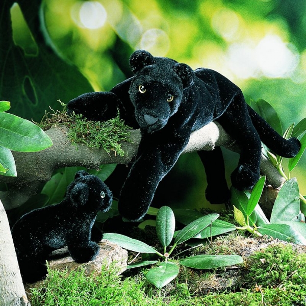 life size black panther stuffed animal